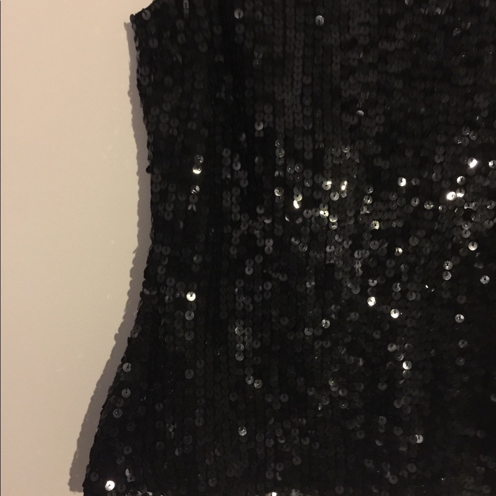 Fully Beaded Sleeveless Shell